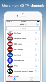 British TV - television of Great Britain online screenshot