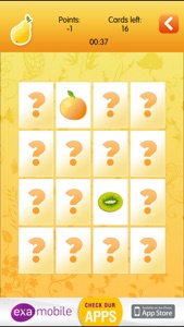 Memory Fruits - Freemium Match Game screenshot #4 for iPhone