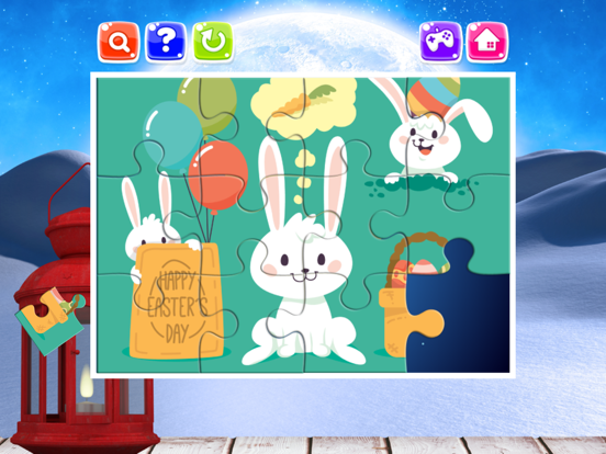 Screenshot #5 pour Belle puzzle de lapin de Pâques pour les enfants