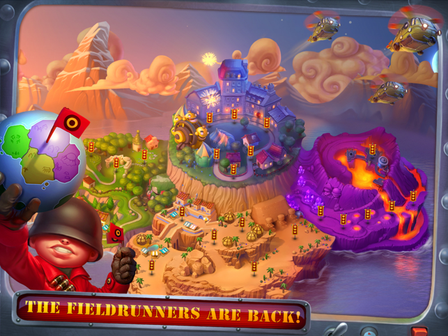 ‎Fieldrunners 2 for iPad Screenshot