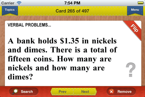 PCAT Prep Math Flashcards Exambusters screenshot 3