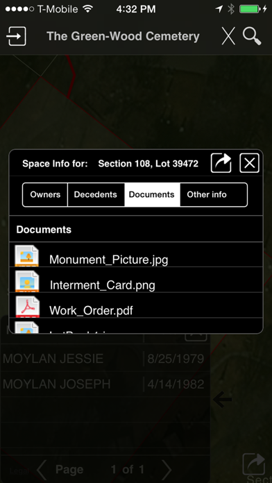 Screenshot 3 of ICES Cemetery Cloud App