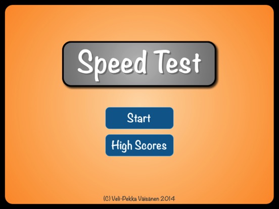 Screenshot #4 pour Speed Test - The Game