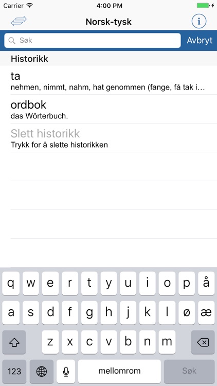 Ordnett - German Blue Dictionary screenshot-4