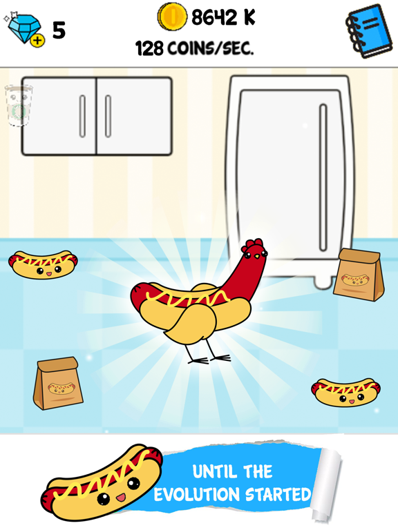 Screenshot #5 pour Hotdog Evolution - Food Clicker Kawaii Game