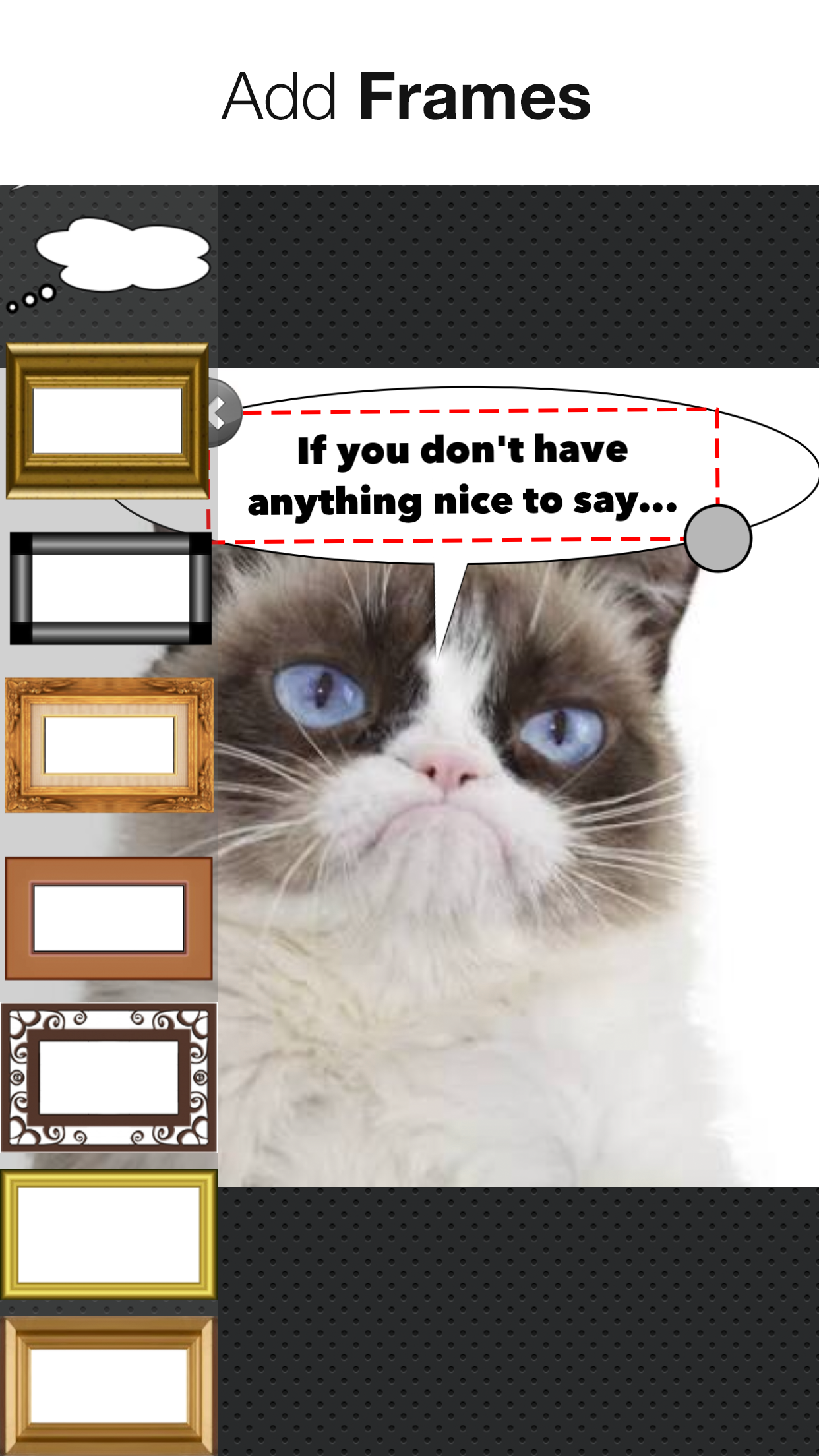 Speech Bubbles Photo Editor