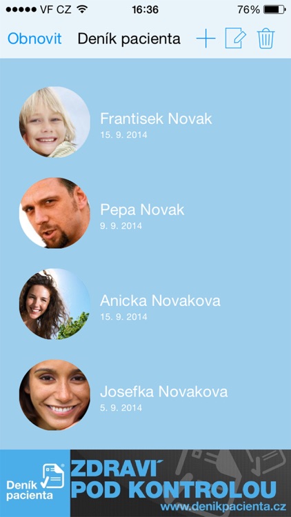 H-Book – osobní zdravotní záznamy