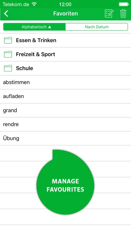 Dictionary German - French