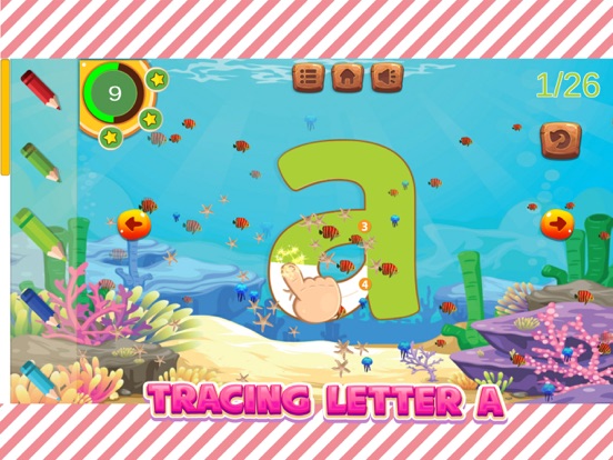 ABC Tracing Alphabet Learn to Writing Letters iPad screenshot