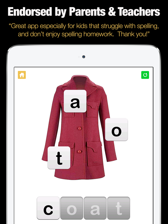 Spelling Bee for Kids - Spell 4 Letter Wordsのおすすめ画像3
