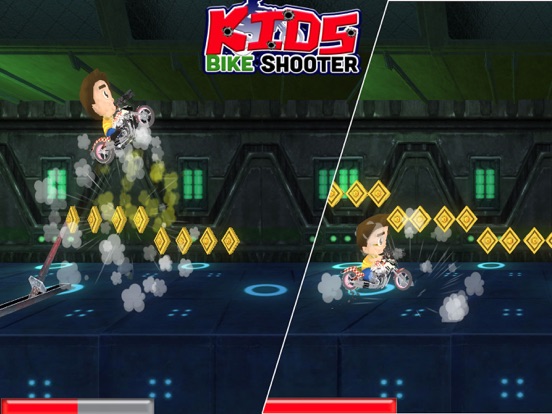 kids bike shooter - 3d crossmotor racen voor kinde iPad app afbeelding 2