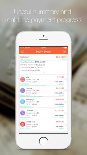 credit card debt tracker