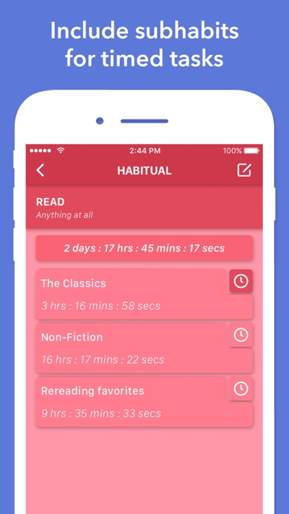 Habitual - Tracker & Timer screenshot-3