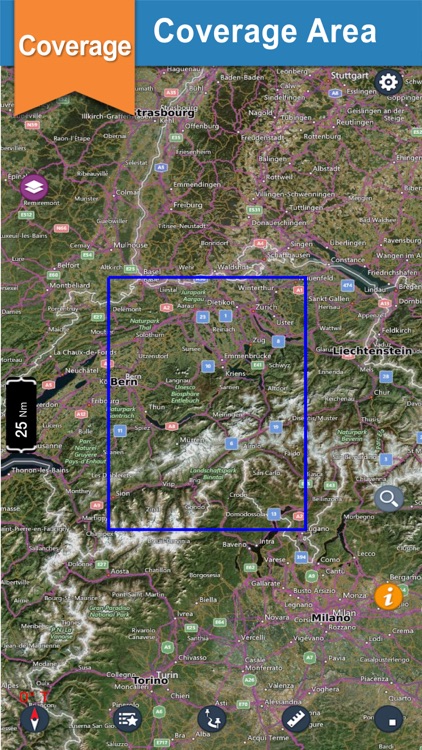 Switzerland Lungern & Sarnen offline nautical maps