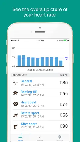 Game screenshot Smart Heart Rate Monitor apk