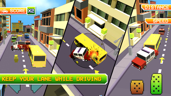 Blocky Road Racing Sim HD  Extreme Driving
