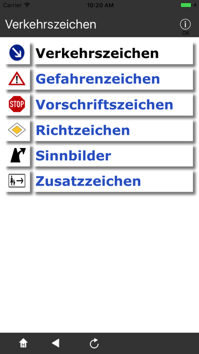 Verkehrszeichen DE Screenshot