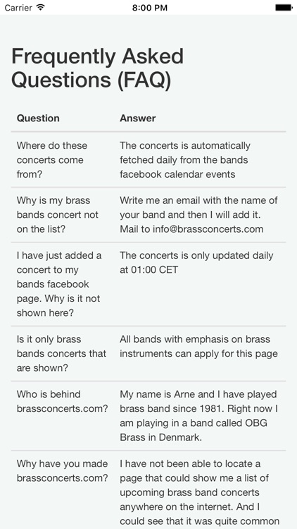 Brass Band Concerts