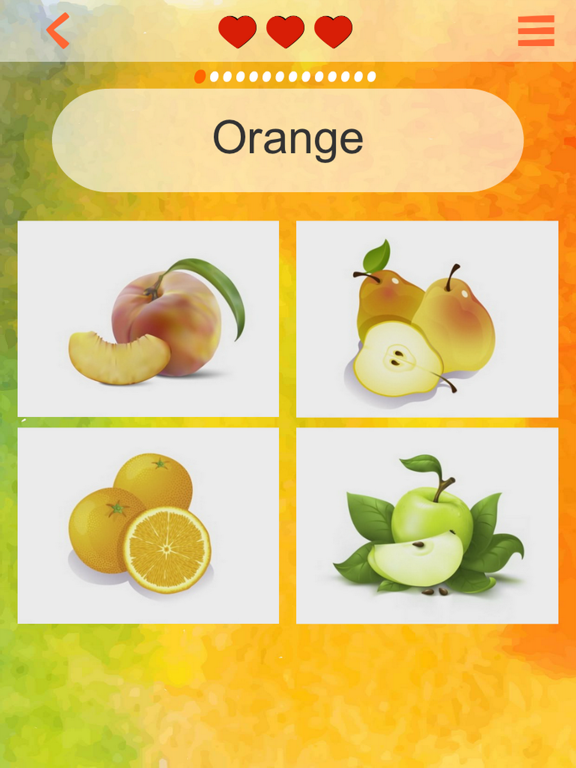 Screenshot #6 pour 宝宝学英语单词-水果(英语)-玩游戏听英语背单词