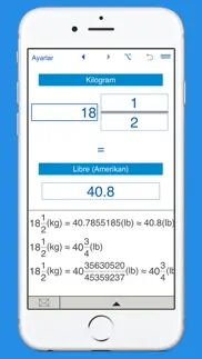 pound kilogram ve kilogram pound dönüştürme iphone resimleri 4