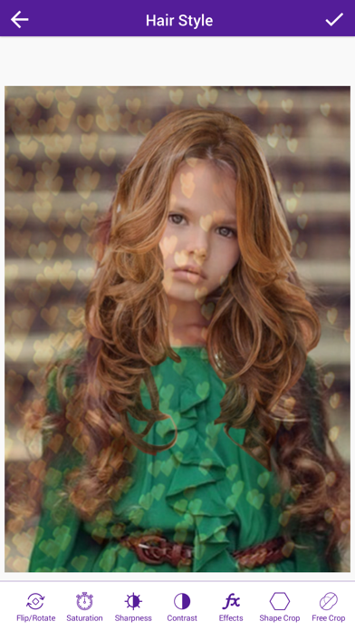 Woman Hair Style Photo Booth screenshot