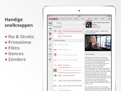 TVGiDS.tv - dé gids voor iPad screenshot 3