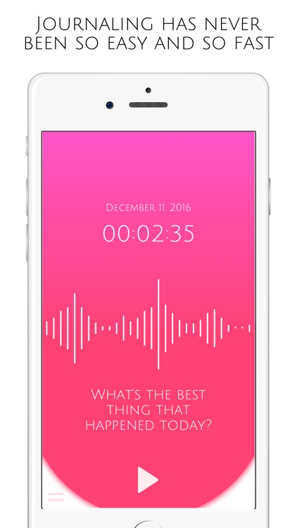 Voice Journal For Adults With Passcode