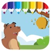 Free Draw Bear And Bee Coloring Book Game