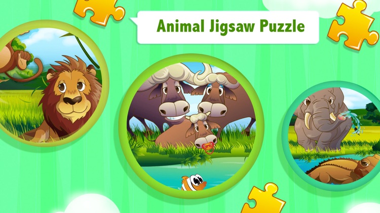 Wild Animals Jigsaw Puzzles For Children