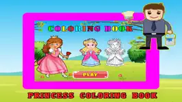 Game screenshot Princess Kids Coloring Book For Girl - 48 Pages mod apk