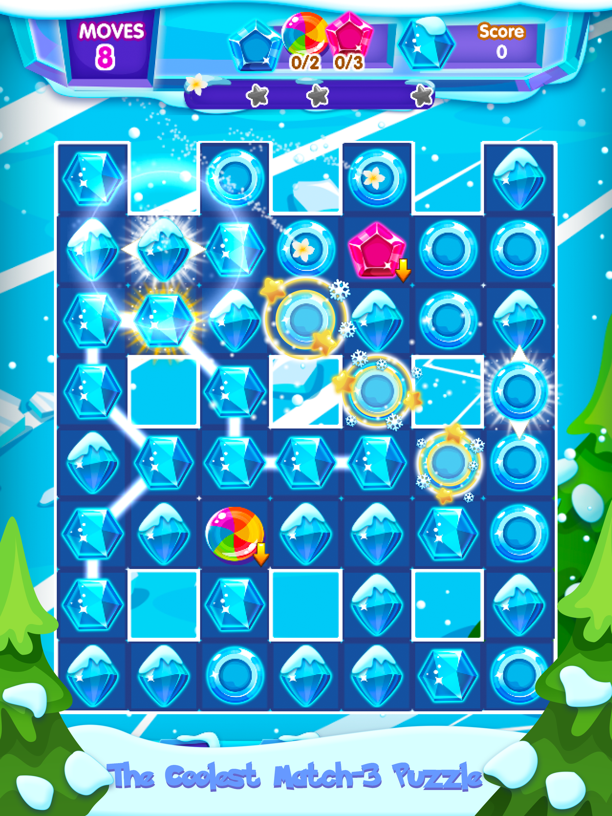 Christmas Games For Free - Match 3 Puzzle