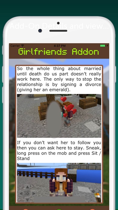 Girlfriends AddOn for Minecraft PEのおすすめ画像2