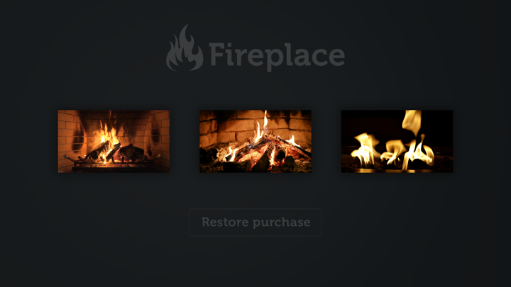 Screenshot #1 pour myFireplace HD