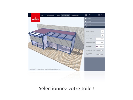 Screenshot #6 pour weinor 3D Designer