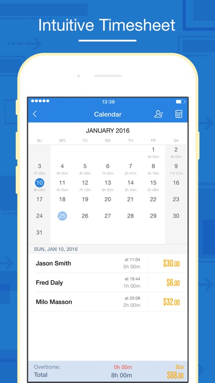 Hours Keeper - Time Tracking, Timesheet & Billing
