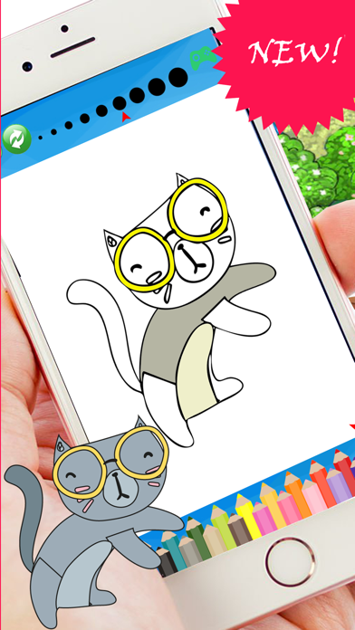 Cats And Kittens Coloring book For kids and Toddle Screenshot
