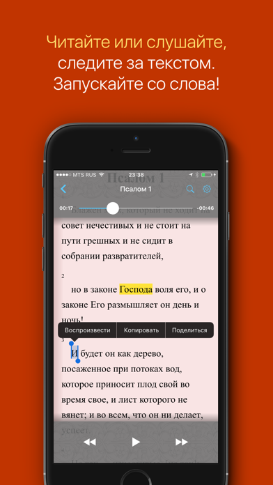 Screenshot #2 pour Псалтирь на русском. Полный
