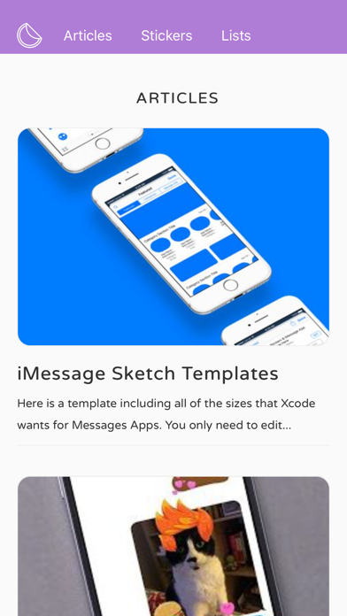 Screenshot #2 pour Sticker List