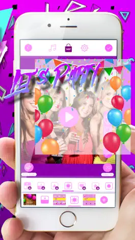 Game screenshot Видео Приглашения - Редактор Слайд Шоу apk