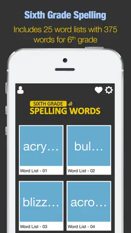 Game screenshot Sixth Grade Spelling Words mod apk