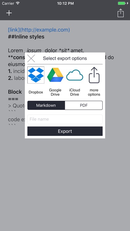 Markdown to PDF converter