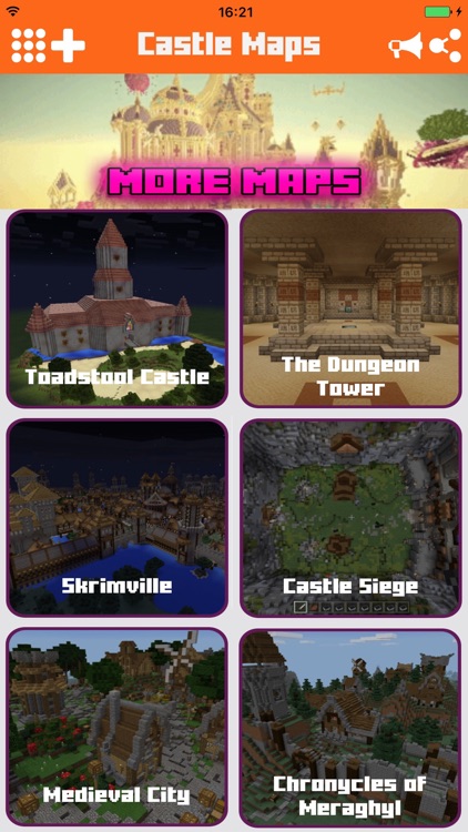 Epic castle maps for Minecraft pe