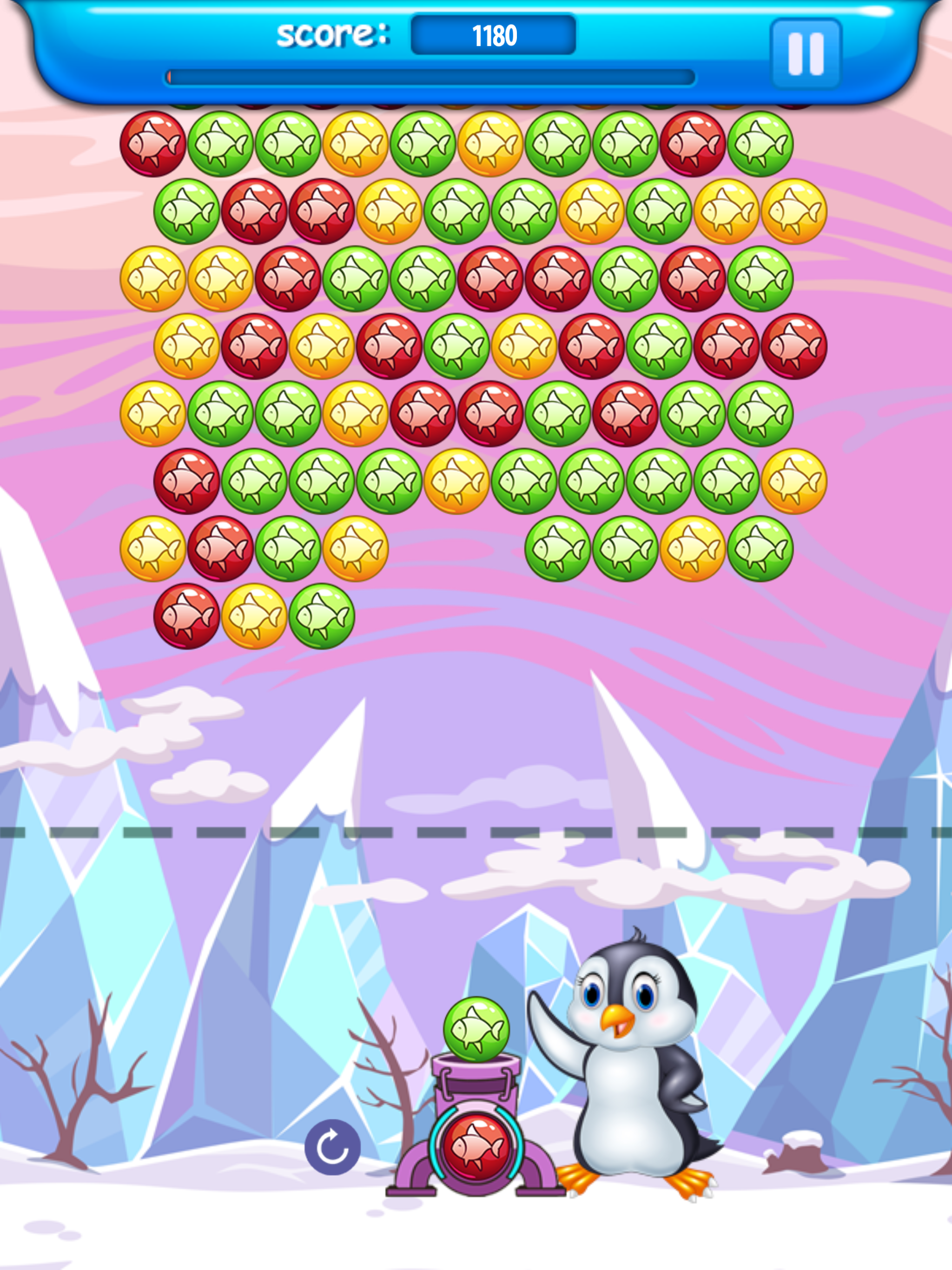 Penguins Funny - Bubble Shooter