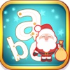 Santa Claus abc Small Alphabets Tracing Learning