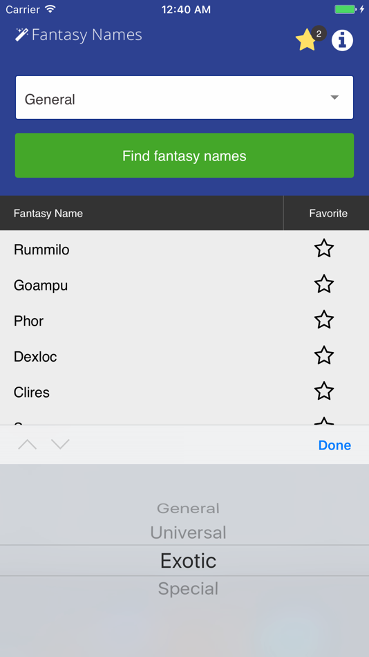 #4. a! Fantasy Names (iOS) Podle: NameRobot GmbH