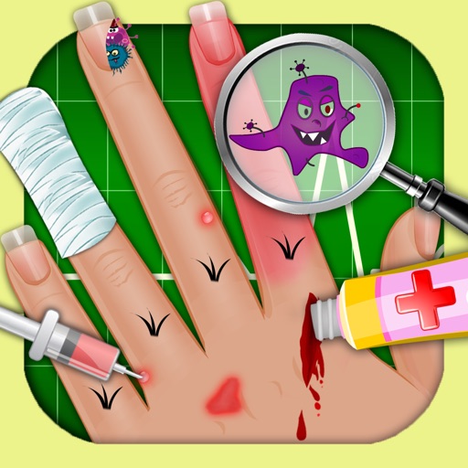 Kid's hand Doctor - free makeover and spa games. Icon
