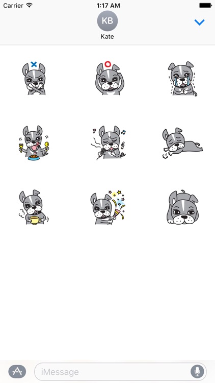 Your Cute Boston Terrier Dog Stickers