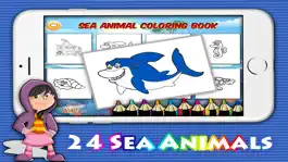 Game screenshot Sea animal children coloring book : Best 24 pages mod apk