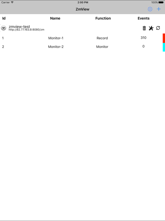 Screenshot #5 pour ZmView Zoneminder
