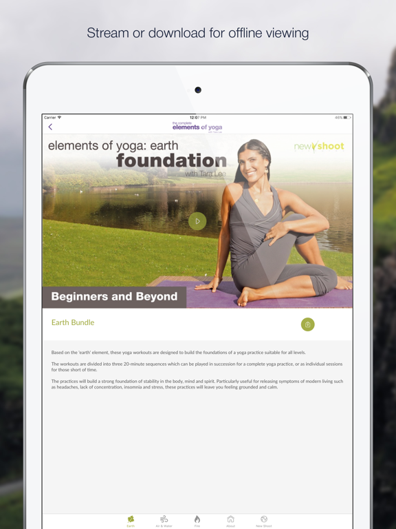 Screenshot #5 pour Elements of Yoga Video Collection - with Tara Lee
